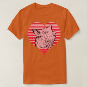 T-shirt Cochon mignon (Design devant)