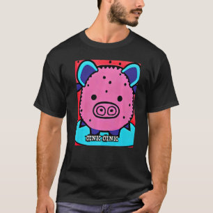 T-shirt Cochon Mignon Piggie Oink Oink 3