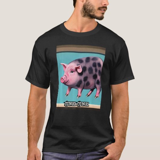 T-shirt Cochon mignon Piggie Oink Premium_6 (Devant)