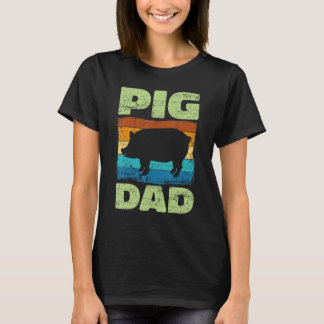 T-shirt Cochon Papa Cute Fermier Cochon Ferme Pour Garçons