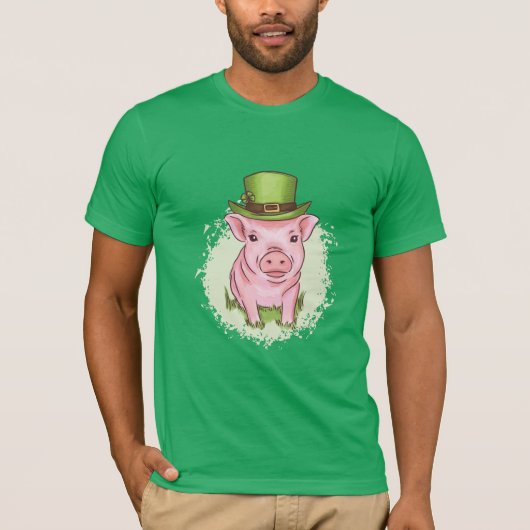 T-shirt Cochon Saint-Patricks (Devant)