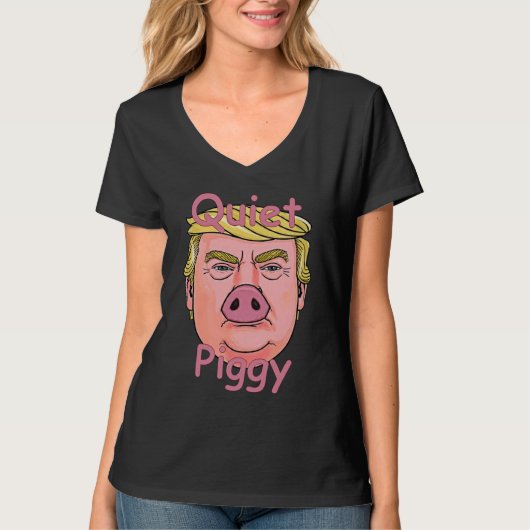 T-shirt Cochon silencieux (Devant)