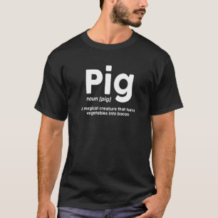 T-shirt Cochon Une Créature Magique Qui Transforme Les Lég