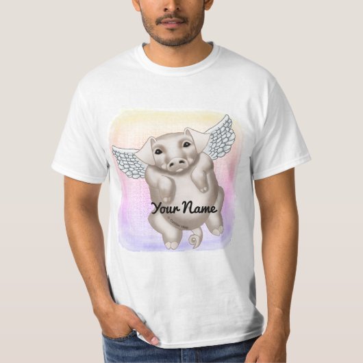 T-shirt Cochon volant (Devant)