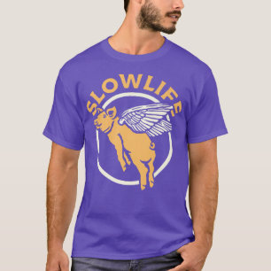 T-shirt Cochon volant de Lente Premium