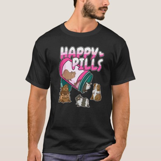 T-shirt Cochons d'Inde heureux (Devant)