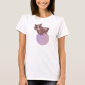 T-shirt Cochons d'Inde mignons en exercice (Devant)