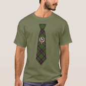 T-shirt Cochrane Scottish Badge & Tartan Necktie (Devant)