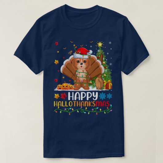 T-shirt Cockapoo Amoureux des chiens Funny Happy Cockapoo (Design devant)