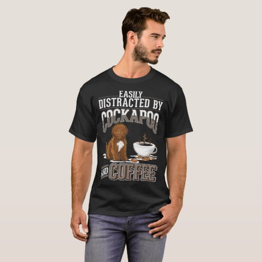 T-shirt Cockapoo And Coffee (Devant entier)