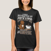 T-shirt Cockapoo And Coffee (Devant)