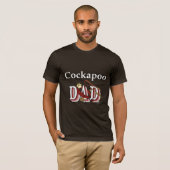 T-shirt Cockapoo DAD Cadeaux (Devant entier)