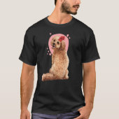 T-shirt Cockapoo Dog flower (Devant)
