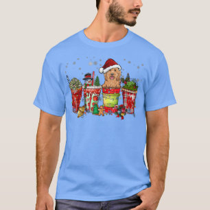 T-shirt Cockapoo Latte Glacé Bonhommes de Neige Sucreries