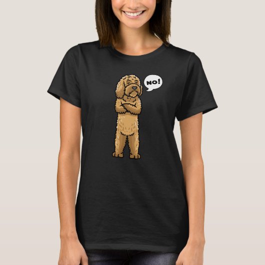 T-shirt Cockapoo Stubborn Dog (Devant)