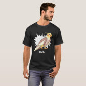 T-shirt Cockatiel Birb Meme Oiseau jaune mignon pour perro (Devant entier)