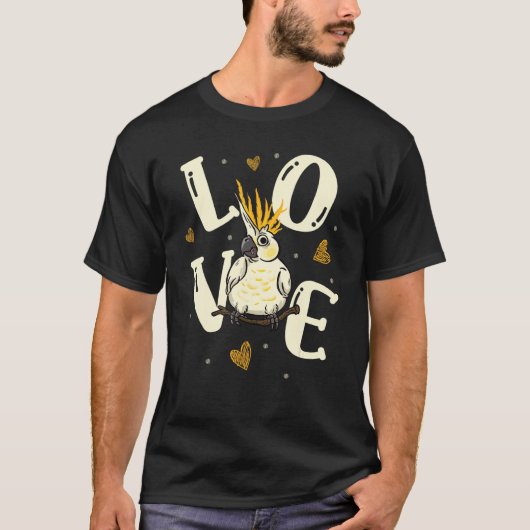 T-shirt Cockatiel Bird Parrot Bird Watching Ornithologist (Devant)