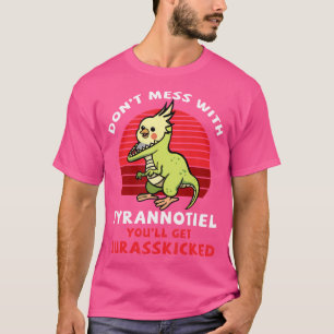 T-shirt Cockatiel Cockatoo Lutino Quarrion Dinosaur Dino P