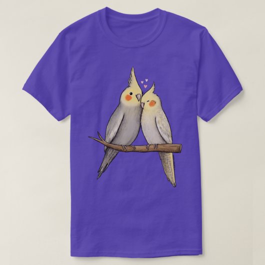 T-shirt Cockatiel Cuddle (Design devant)