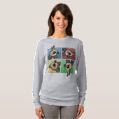 T-shirt Cockatiel de quatre couleurs (Devant entier)