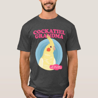 T-shirt Cockatiel Grand-mère Propriétaire d'oiseaux Cockat