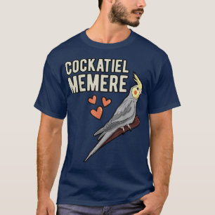 T-shirt Cockatiel Memere Parrot Owner Grandmother Cockatoo
