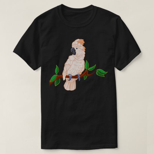 T-shirt Cockatoès moluque sur une branche (Design devant)