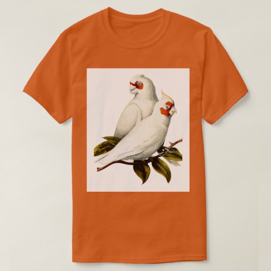 T-shirt Cockatoo à vapeur rouge (Design devant)