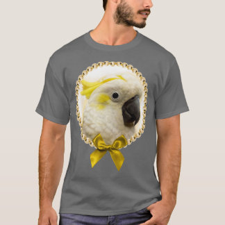 T-shirt Cockatoo crêpé en soufre peinture réaliste 1