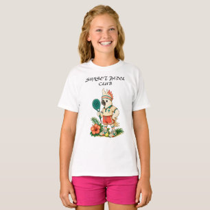 T-shirt Cockatoo Retro Personnalisé Club de Padel Junior E