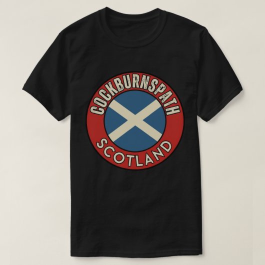 T-shirt Cockburnspath, Écosse (Design devant)