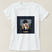 T-shirt Cocker équestre Spaniel Chien Tee - Amelia (Design devant)