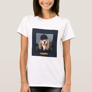 T-shirt Cocker équestre Spaniel Chien Tee - Amelia