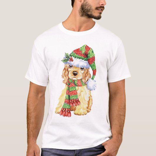 T-shirt Cocker heureux de Howliday (Devant)