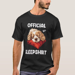 T-shirt Cocker officiel Spaniel Sleepshirt mignon Amoureux