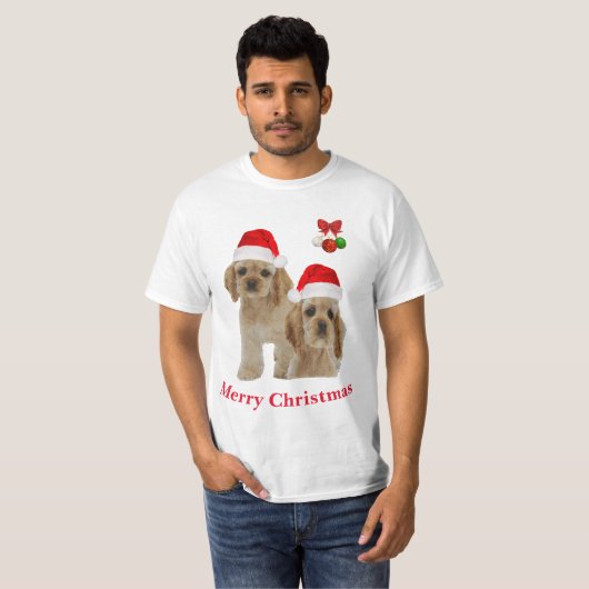 T-shirt Cocker spaniel (Devant entier)