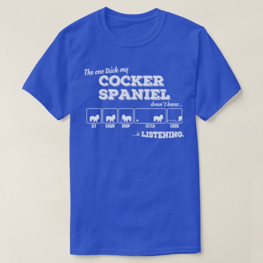 T-shirt Cocker Spaniel 3 (Design devant)