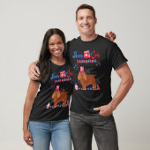T-shirt Cocker Spaniel 4 juillet (Unisexe)