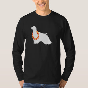 T-shirt Cocker Spaniel Aloha Hawaiian Lei Chien