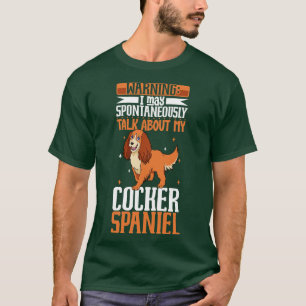 T-shirt Cocker Spaniel amant