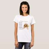 T-shirt Cocker Spaniel Amateurs Cadeaux (Devant entier)