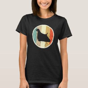 T-shirt Cocker Spaniel Américain Chien Vintage Retro Grung