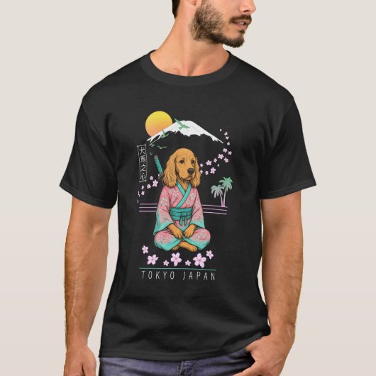 T-shirt Cocker Spaniel anglais (Devant)