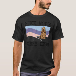 T-shirt Cocker Spaniel anglais Graphi Hike More Worry Less