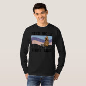 T-shirt Cocker Spaniel anglais Graphi Hike More Worry Less (Devant entier)