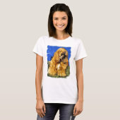 T-shirt Cocker Spaniel Art Cadeaux (Devant entier)