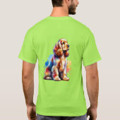 T-shirt Cocker Spaniel Chien (Dos)
