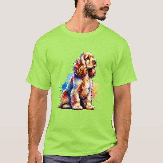 T-shirt Cocker Spaniel Chien (Devant)
