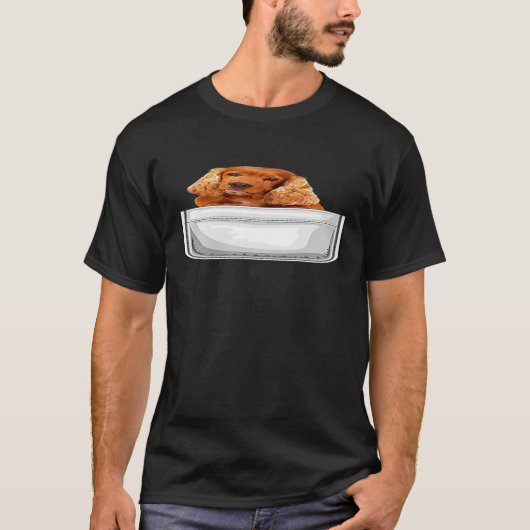 T-shirt Cocker Spaniel Chien Chien Chien Dans Votre Poche (Devant)