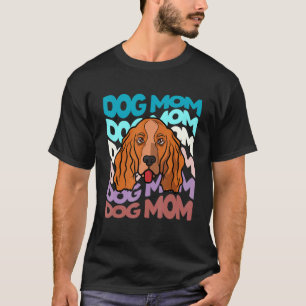 T-shirt Cocker Spaniel Chien Maman Retro Chien Vintage Mam
